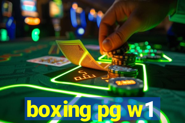 boxing pg w1